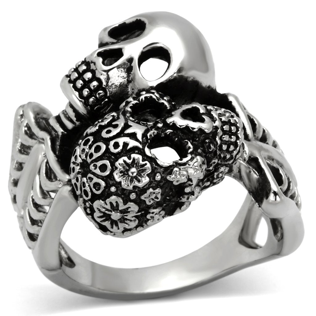 MATK1039 - High polished (no plating) Stainless Steel Ring with No Stone