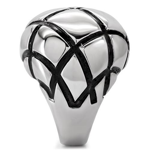 MATK139 - High polished (no plating) Stainless Steel Ring with No Stone