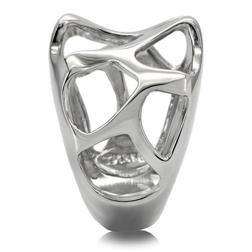 MATK146 - High polished (no plating) Stainless Steel Ring with No Stone