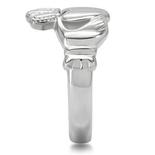 MATK160 - High polished (no plating) Stainless Steel Ring with No Stone