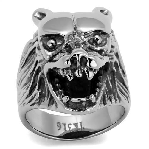 MATK1957 - High polished (no plating) Stainless Steel Ring with No Stone
