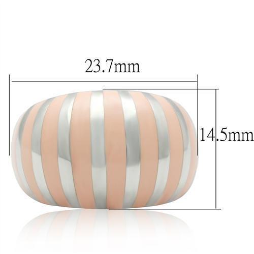 MATK223 - High polished (no plating) Stainless Steel Ring with No Stone