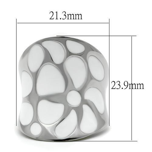 MATK224 - High polished (no plating) Stainless Steel Ring with No Stone