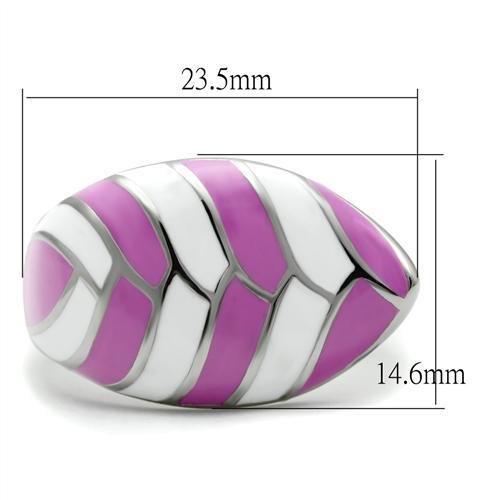 MATK226 - High polished (no plating) Stainless Steel Ring with No Stone