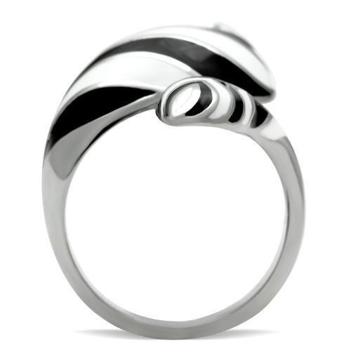 MATK227 - High polished (no plating) Stainless Steel Ring with No Stone
