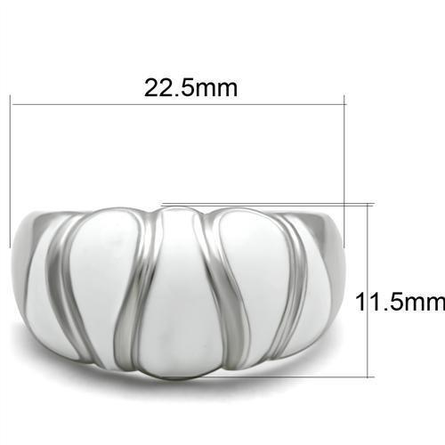 MATK230 - High polished (no plating) Stainless Steel Ring with No Stone