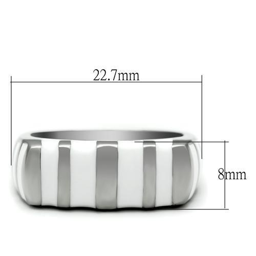 MATK231 - High polished (no plating) Stainless Steel Ring with No Stone