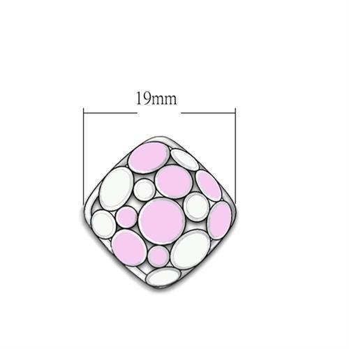 MATK239 - High polished (no plating) Stainless Steel Earrings with No Stone