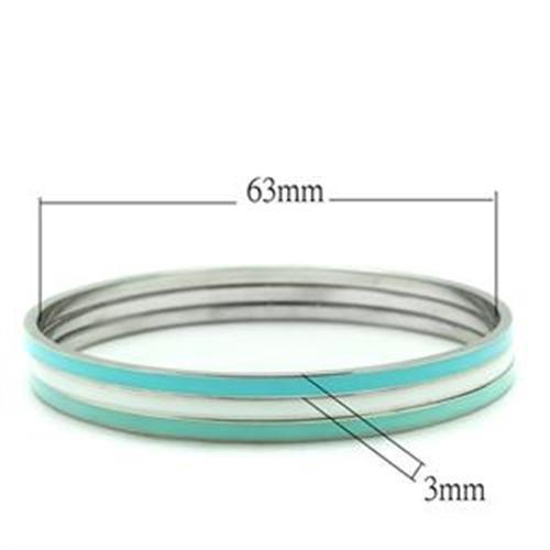 MATK242 - High polished (no plating) Stainless Steel Bangle with No Stone