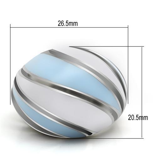 MATK252 - High polished (no plating) Stainless Steel Ring with No Stone