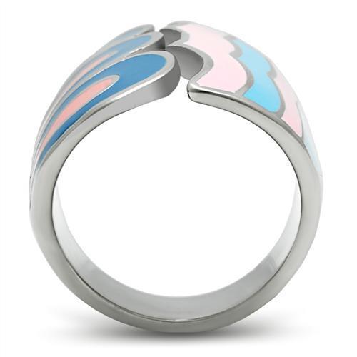 MATK253 - High polished (no plating) Stainless Steel Ring with No Stone