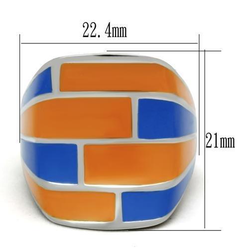 MATK254 - High polished (no plating) Stainless Steel Ring with No Stone