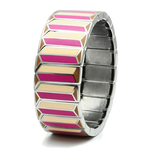 MATK299 - High polished (no plating) Stainless Steel Bracelet with No Stone
