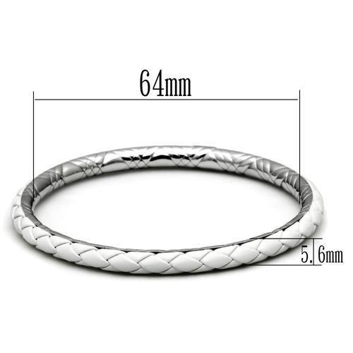 MATK406 - High polished (no plating) Stainless Steel Bangle with No Stone