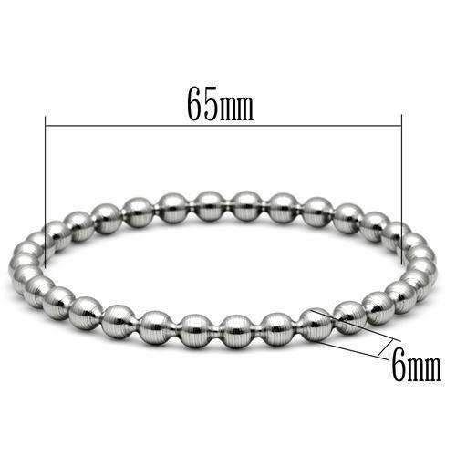 MATK408 - High polished (no plating) Stainless Steel Bangle with No Stone