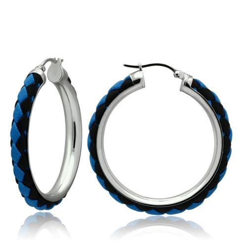 MATK432 - High polished (no plating) Stainless Steel Earrings with No Stone