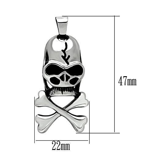 MATK457 - High polished (no plating) Stainless Steel Necklace with No Stone