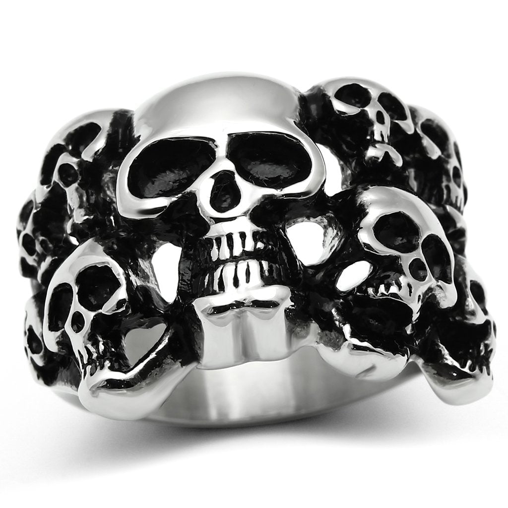 MATK471 - High polished (no plating) Stainless Steel Ring with No Stone