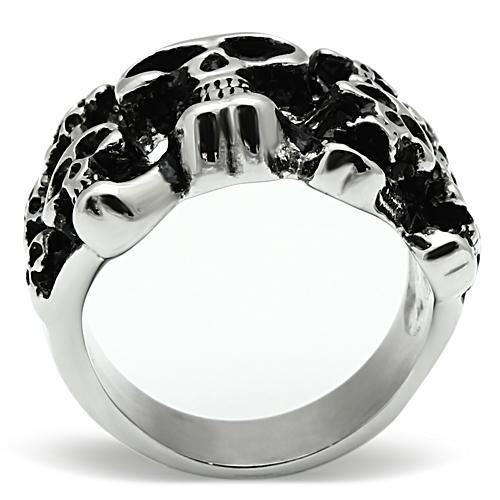 MATK471 - High polished (no plating) Stainless Steel Ring with No Stone