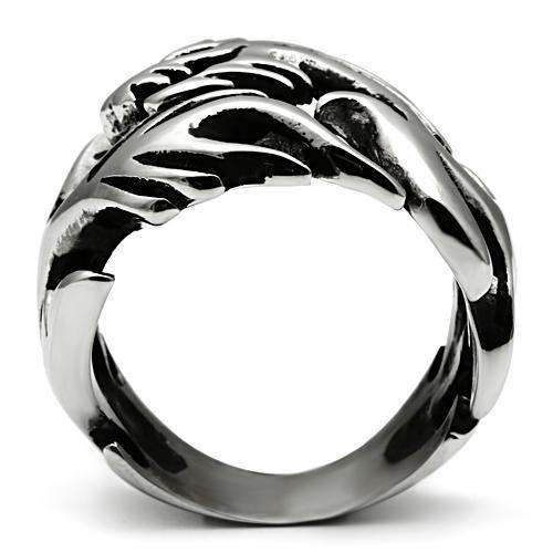 MATK479 - High polished (no plating) Stainless Steel Ring with No Stone