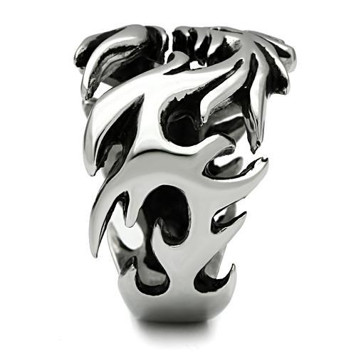 MATK479 - High polished (no plating) Stainless Steel Ring with No Stone