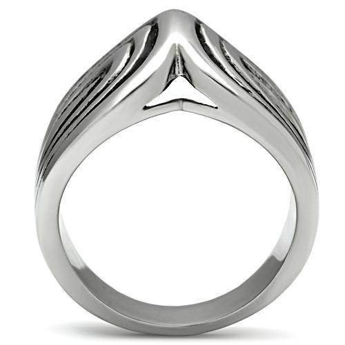 MATK521 - High polished (no plating) Stainless Steel Ring with No Stone