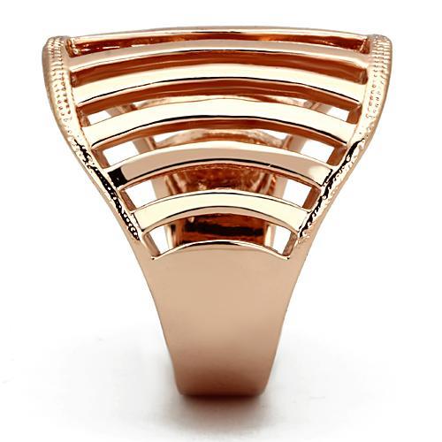 MATK859 - IP Rose Gold(Ion Plating) Stainless Steel Ring with No Stone
