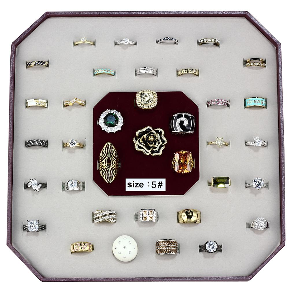 MAVK-003-SIZE5 - Assorted Brass Ring with Assorted in Assorted