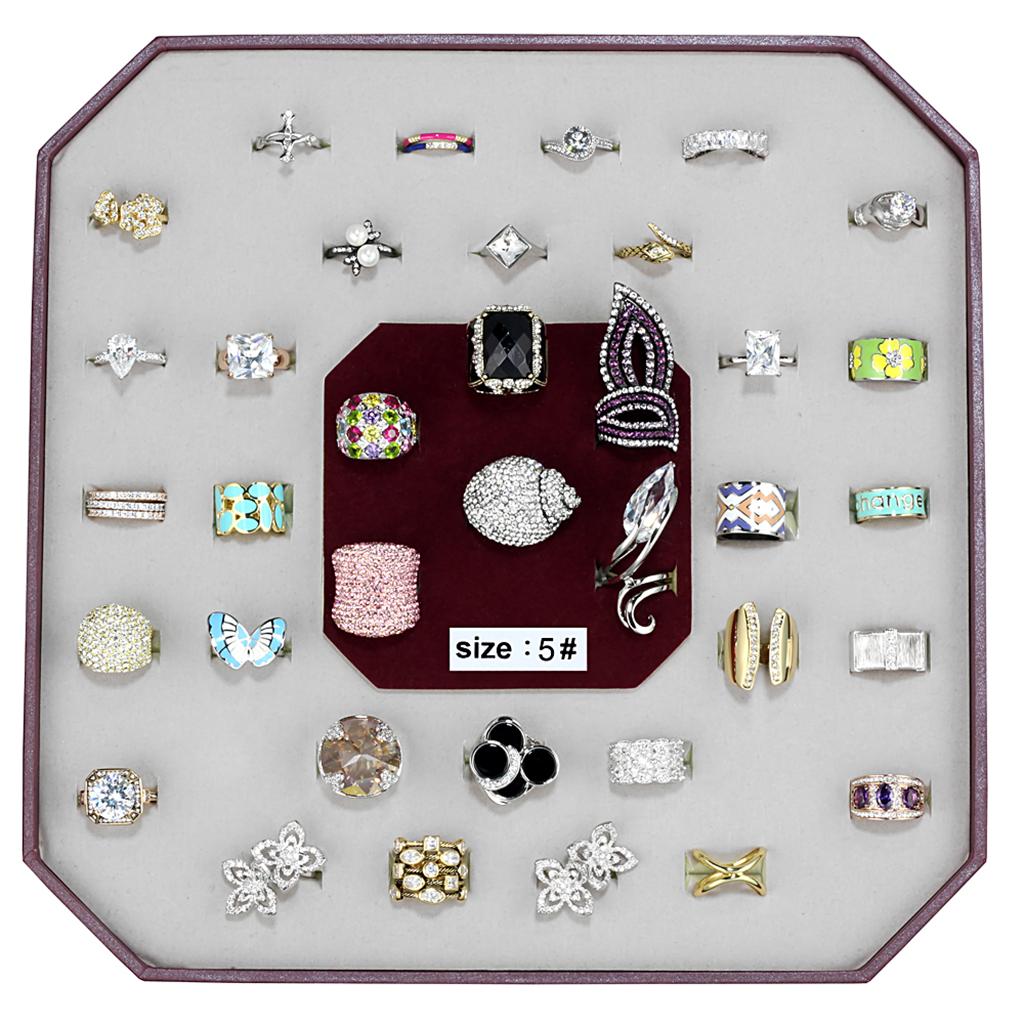 MAVK-009-SIZE5 - Assorted Brass Ring with Assorted in Assorted