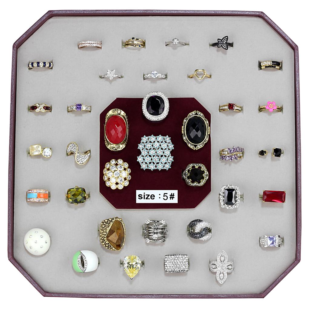 MAVK-011-SIZE5 - Assorted Brass Ring with Assorted in Assorted