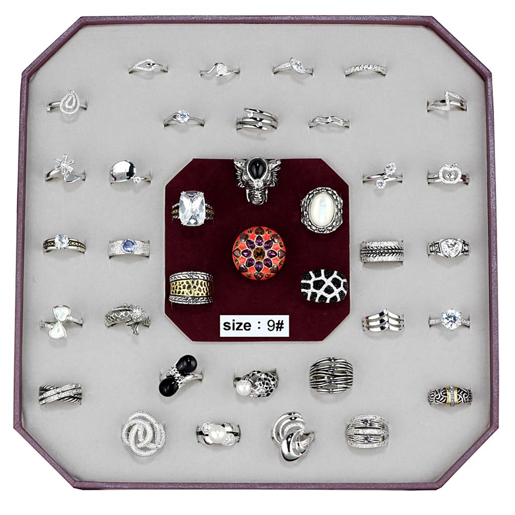 MAVK-011-SIZE9 - Assorted Brass Ring with Assorted in Assorted