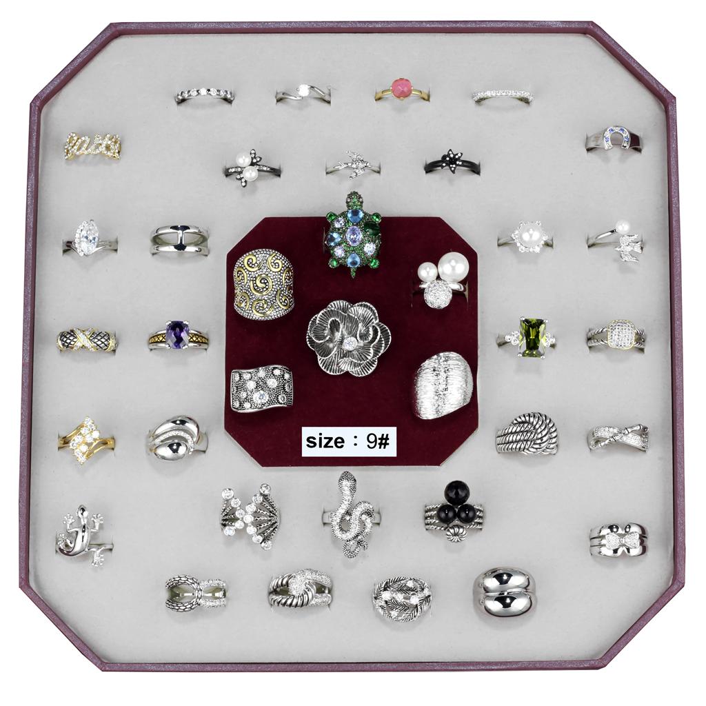 MAVK-012-SIZE9 - Assorted Brass Ring with Assorted in Assorted