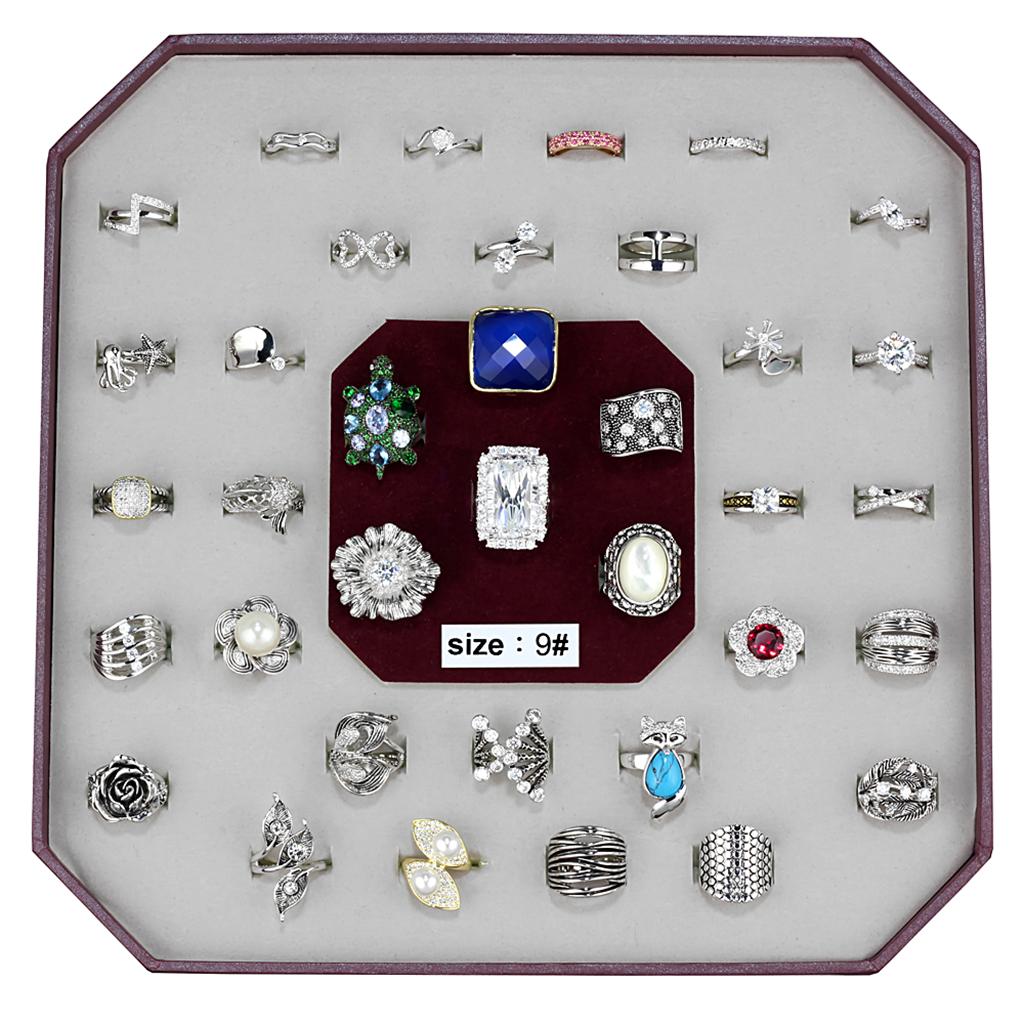 MAVK-013-SIZE9 - Assorted Brass Ring with Assorted in Assorted