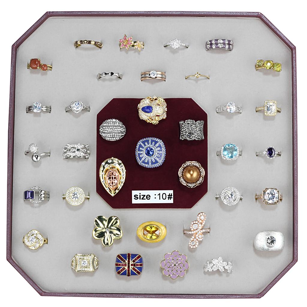 MAVK-014-SIZE10 - Assorted Brass Ring with Assorted in Assorted