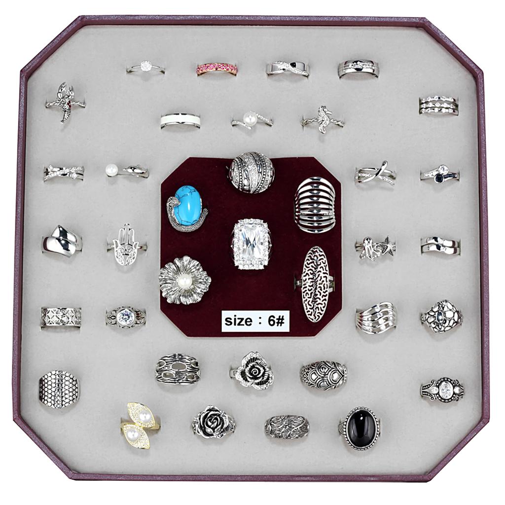 MAVK-016-SIZE6 - Assorted Brass Ring with Assorted in Assorted