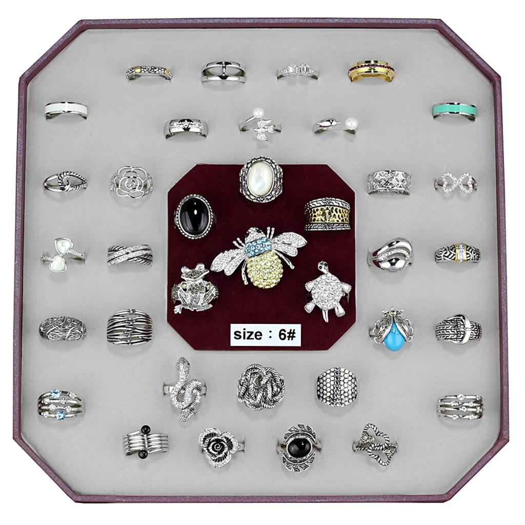 MAVK-017-SIZE6 - Assorted Brass Ring with Assorted in Assorted