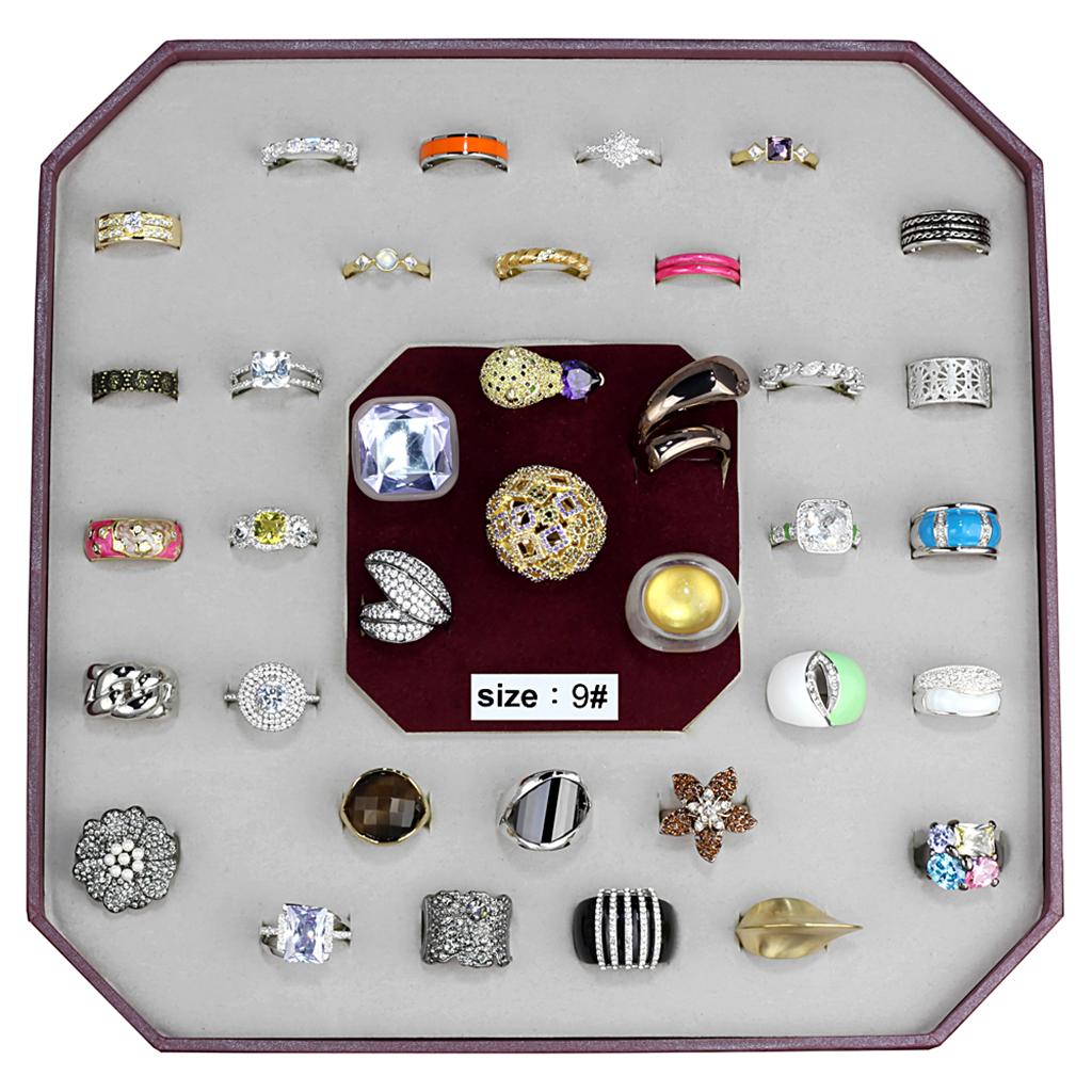 MAVK-019-SIZE9 - Assorted Brass Ring with Assorted in Assorted