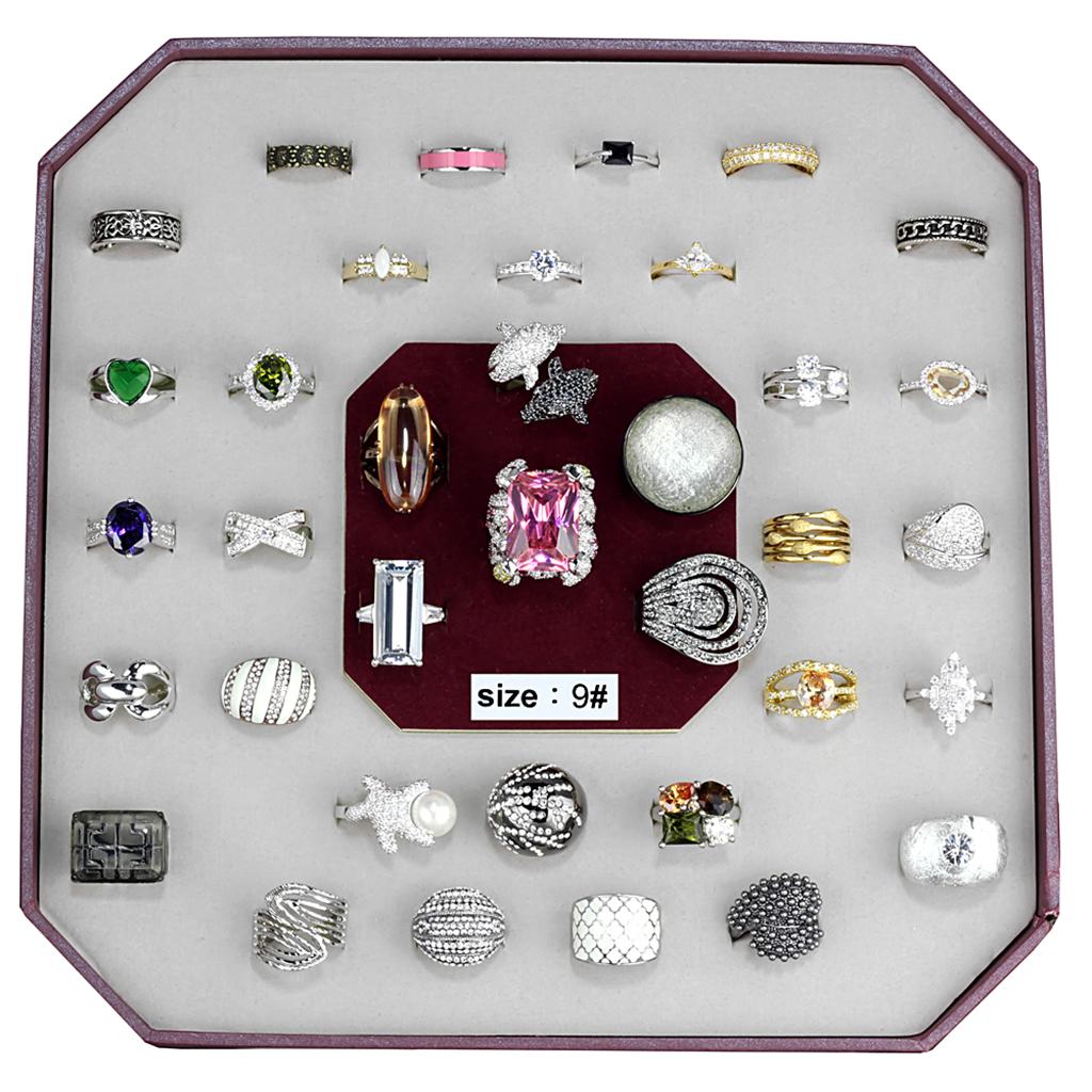 MAVK-023-SIZE9 - Assorted Brass Ring with Assorted in Assorted
