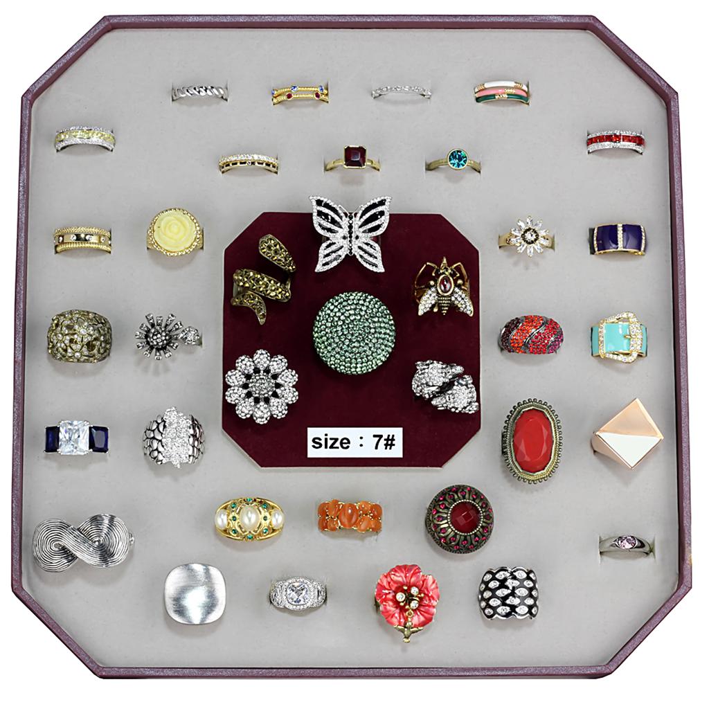 MAVK-027-SIZE8 - Assorted Brass Ring with Assorted in Assorted