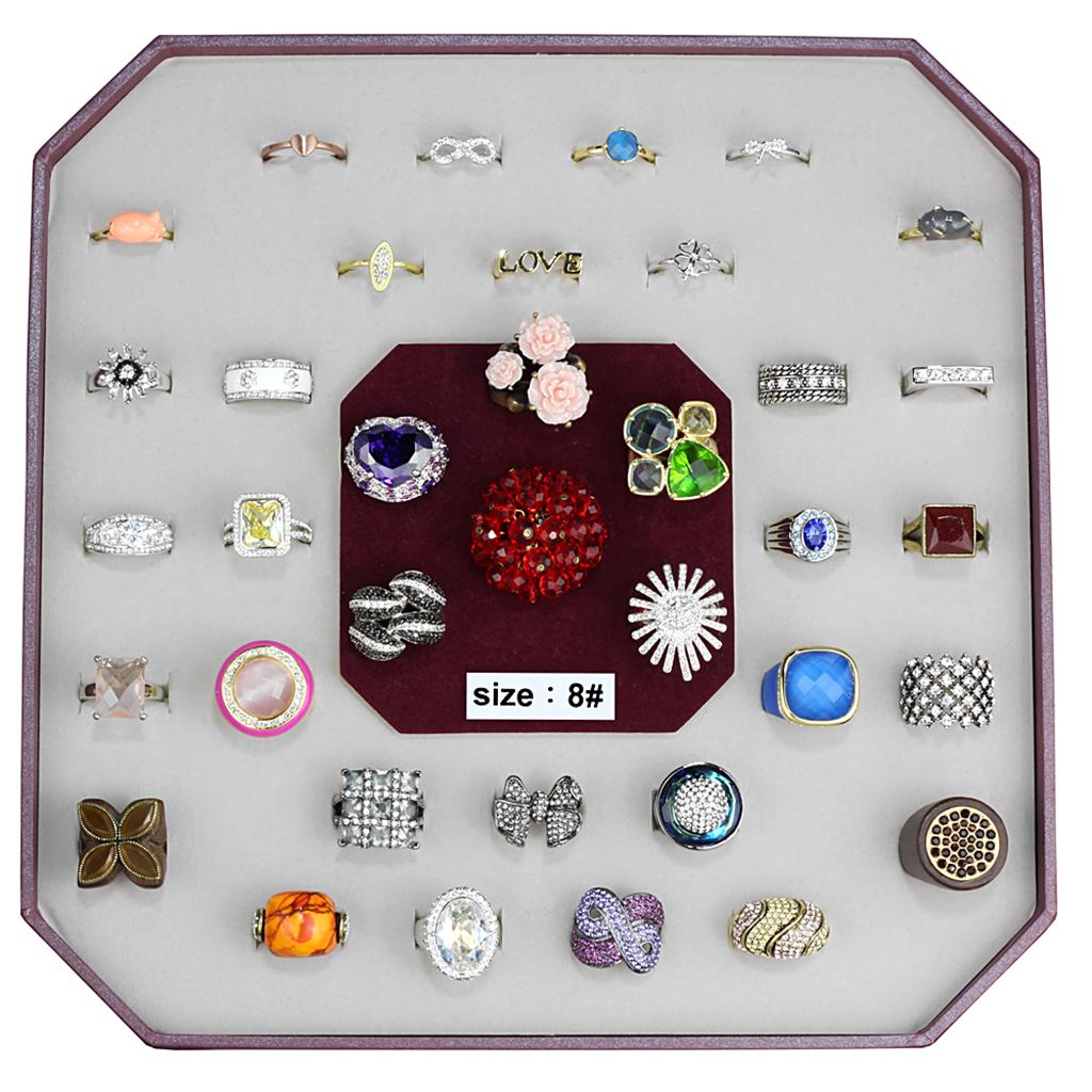 MAVK-033-SIZE8 - Assorted Brass Ring with Assorted in Assorted