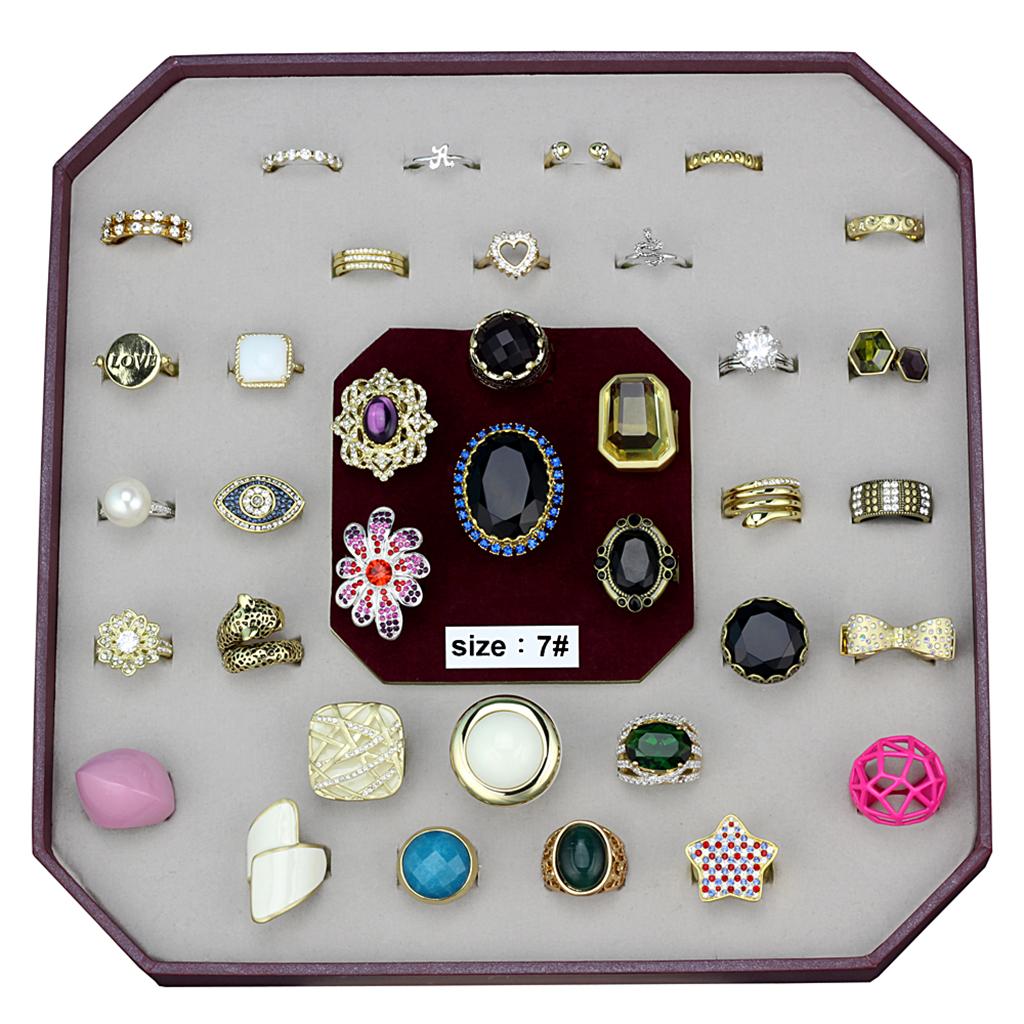 MAVK-034-SIZE7 - Assorted Brass Ring with Assorted in Assorted