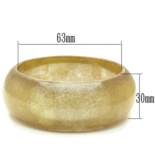 MAVL037 - Resin Bangle with Synthetic Synthetic Stone in Brown
