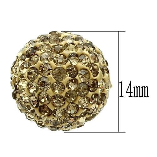 MAVL057 - Rhodium Brass Chain Pendant with Top Grade Crystal in Topaz