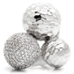 MA0W121 - Rhodium Brass Ring with AAA Grade CZ  in Clear