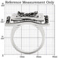 MA0W058 - Rhodium + Ruthenium Brass Ring with AAA Grade CZ  in Jet