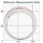 MA0W114 - Rhodium Brass Ring with No Stone
