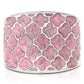 MA0W114 - Rhodium Brass Ring with No Stone
