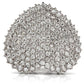 MA0W146 - Rhodium Brass Ring with AAA Grade CZ  in Clear