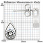 MA0W180 - Rhodium 925 Sterling Silver Earrings with AAA Grade CZ  in Clear