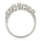 MA0W241 - Rhodium Brass Ring with AAA Grade CZ  in Clear
